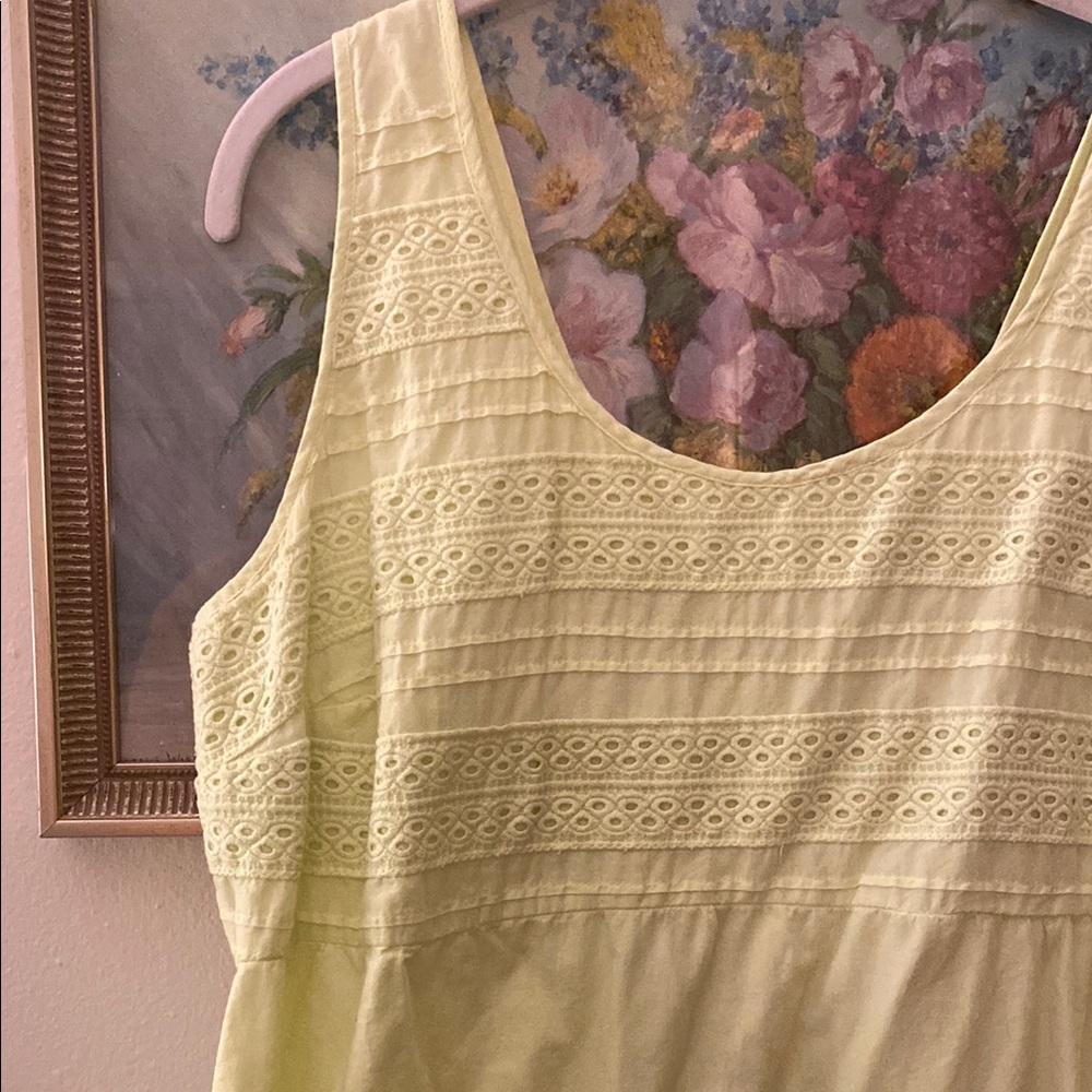 Light Green Eyelet Dress